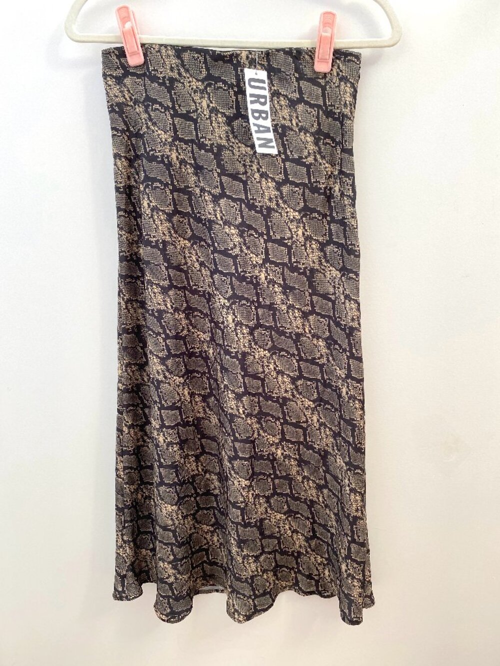 Urban Outfitters Snakeskin Stretch Band Midi Skirt NWT - Size Medium